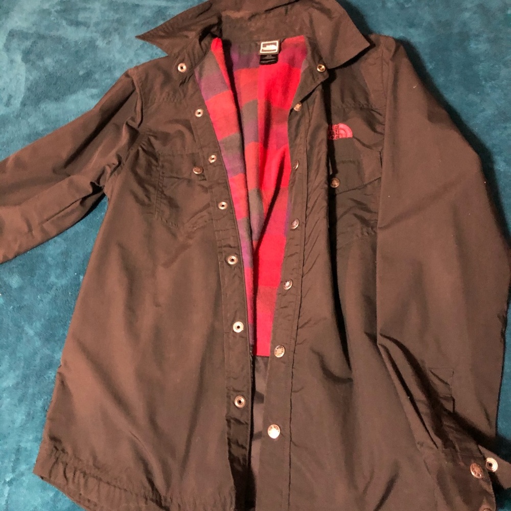 North face button up jacket